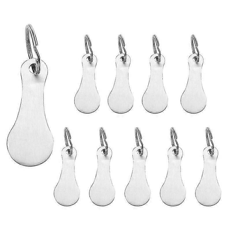 10 Pieces of Stainless Steel Remover- Token As Key Ring-Can Be Detached Directly