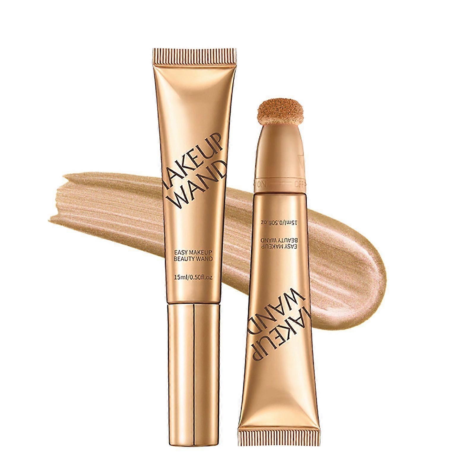 Liquid Highlight Stick With Brush Head For Precises Makeup And Convenient Powder Removal Without Caking 15ml Flye250954