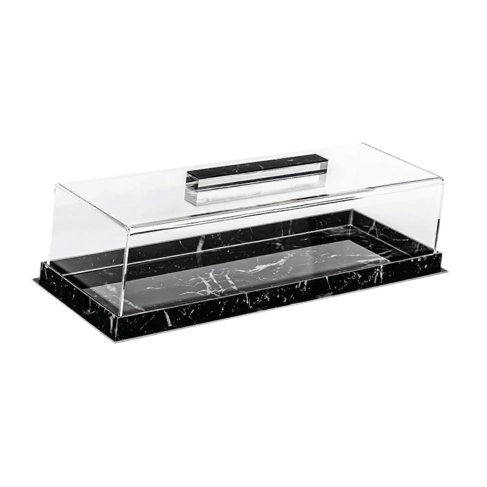 Bäckerei Vitrine Kuchenhalter mit Abdeckung Serviertablett Dessert Display Plate