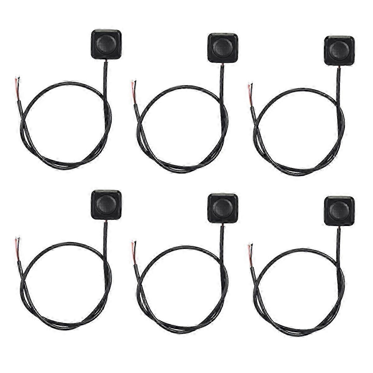 6pc Momentary Switch Momentary Push Button On Off Switch 12v 24v Surface Mount Mini Button Switch D