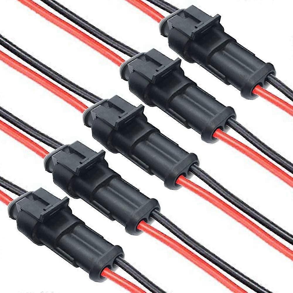 防水電気コネクタ。2ピン自動車ケーブルコネクタ。車の防水電気