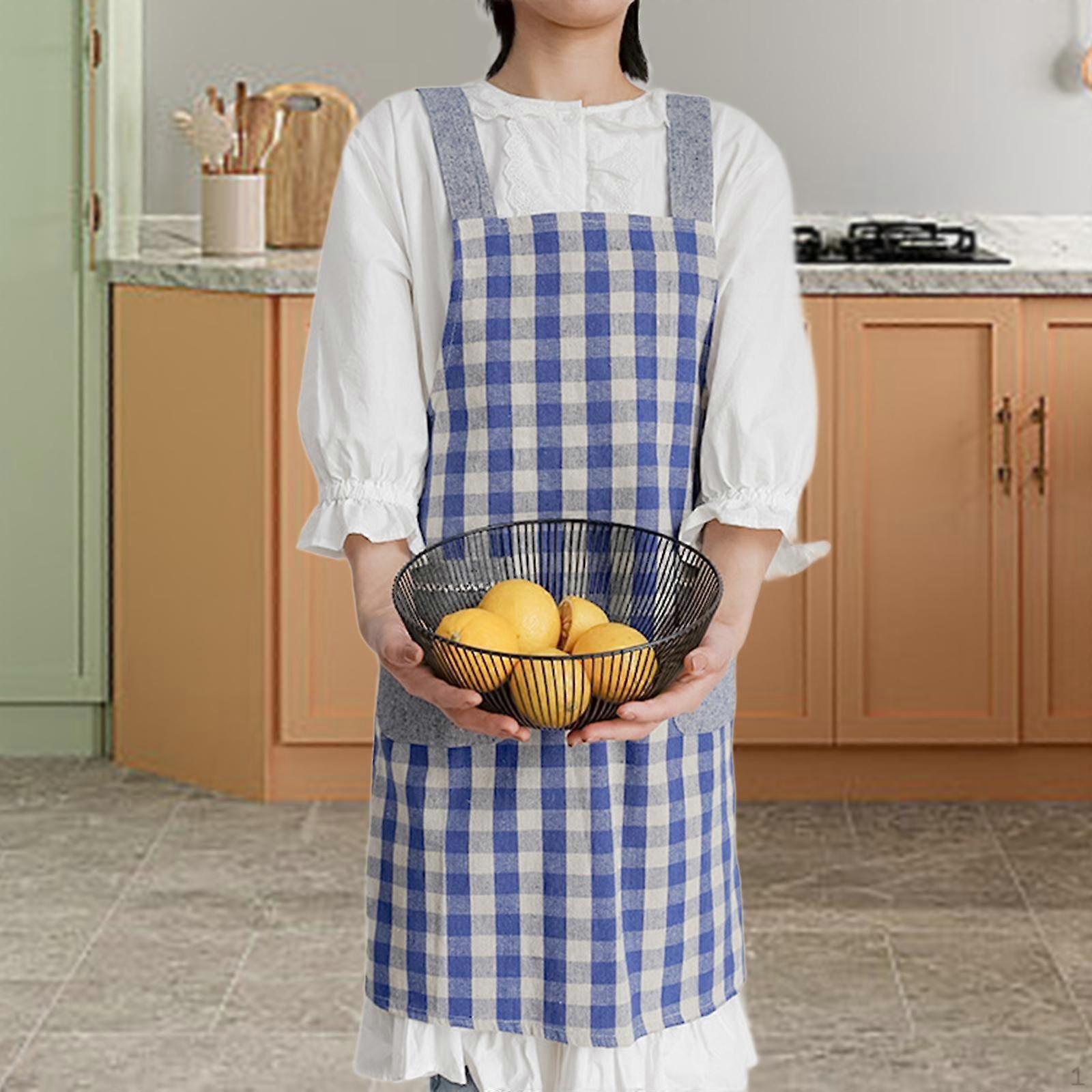 Chef Apron Bib Adjustable for Cooking Baking Hairdressing Catering