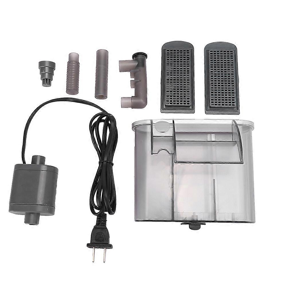 Aquarium Wall-Mounted Waterfall Filter Ultra-Thin External Filter for Fish Tank 220V Small Size