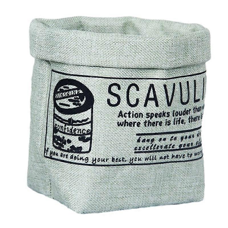 Cloth Art Planter Storage Bag Plant Pot Cover Pouch Decorative Covering Bin Sunflower Daisy Grow Bag