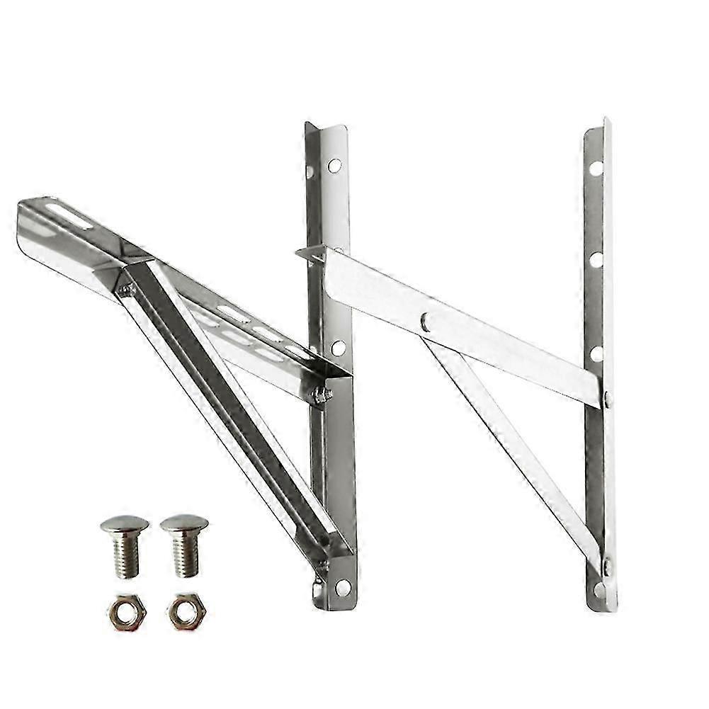 2Pcs Wandhalterung Klimaanlage Rostfreies Edelstahl-Stützgestell JIKAIX