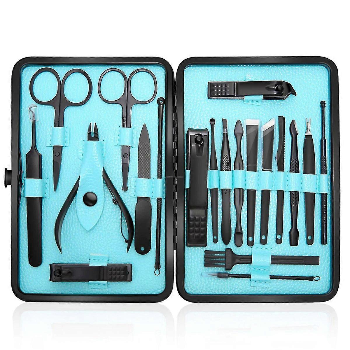 Manicure Tools, Stainless Steel, Travel Case
