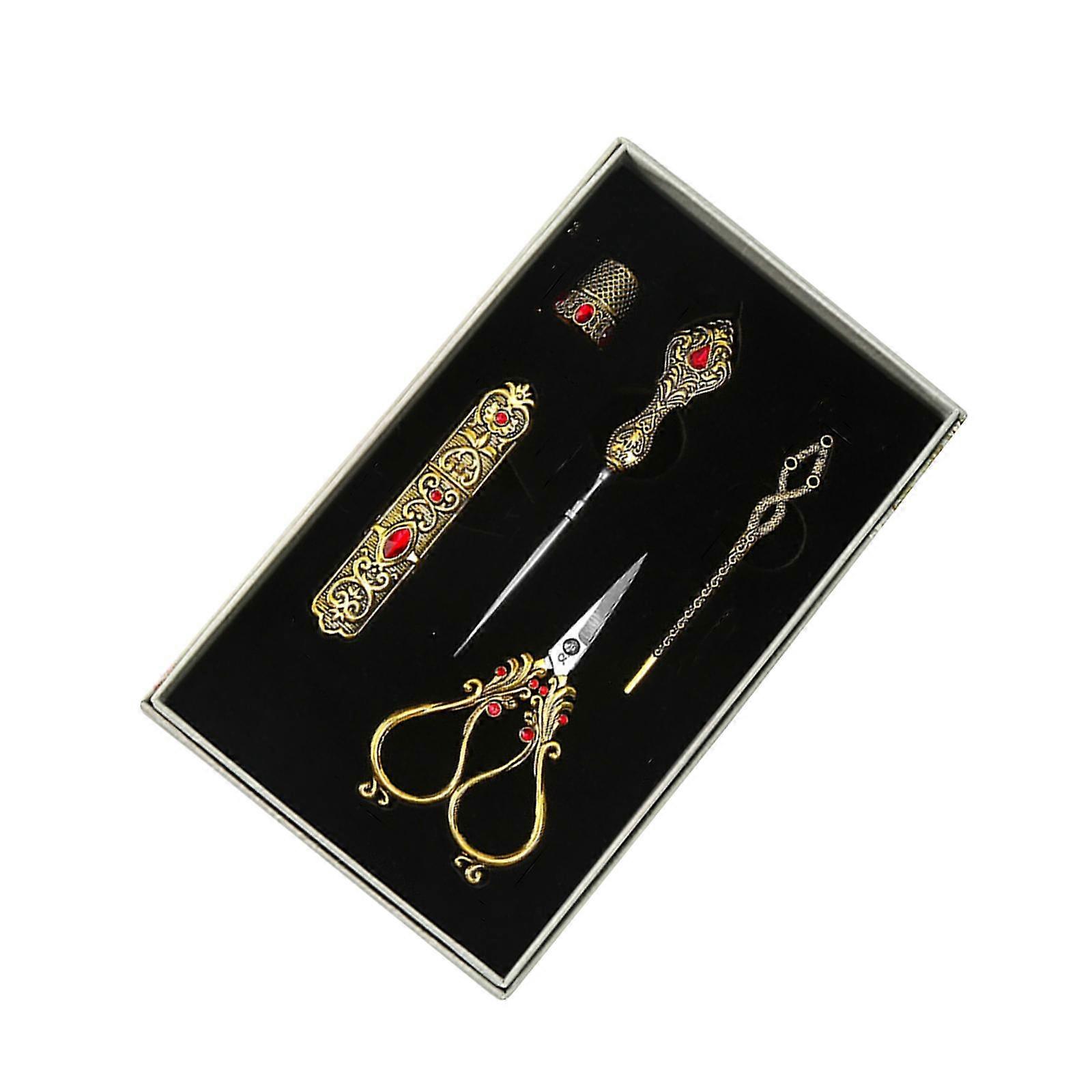 Embroidery Kit Sewing Scissors, Multipurpose Portable Tailor Scissors, Complete