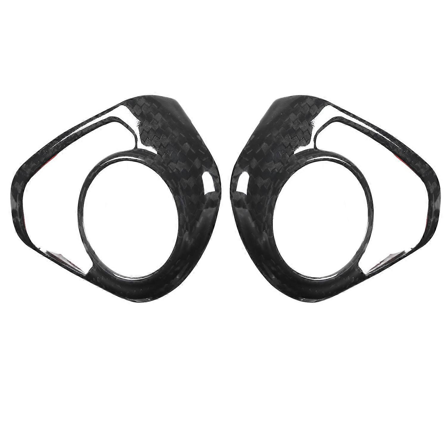 Steering Wheel Button Frame Carbon Fiber Car Steering Wheel Decoration Replacement For 86 2017‑2022