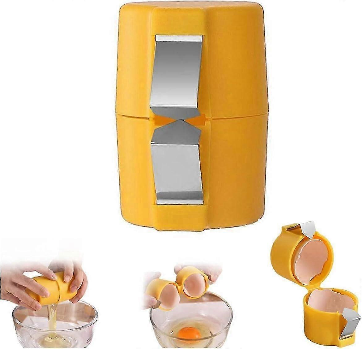 Egg Shell Opener, Egg Cracker Tool for Raw Eggs, Egg Shell Opener for Hard Boiled Eggs, Eg