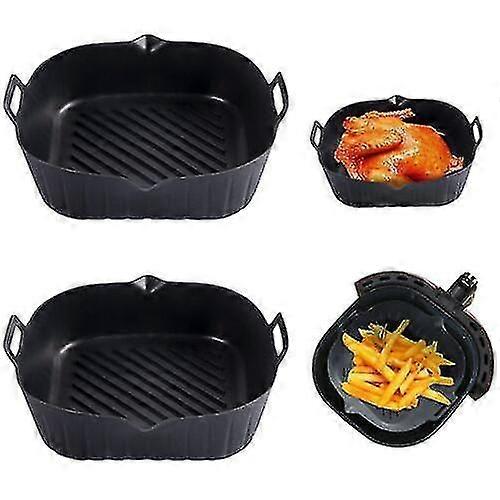 مقلاة هوائية سيليكون وعاء خبز سلة فرن غير لاصق Reusable.liners.microwavable
