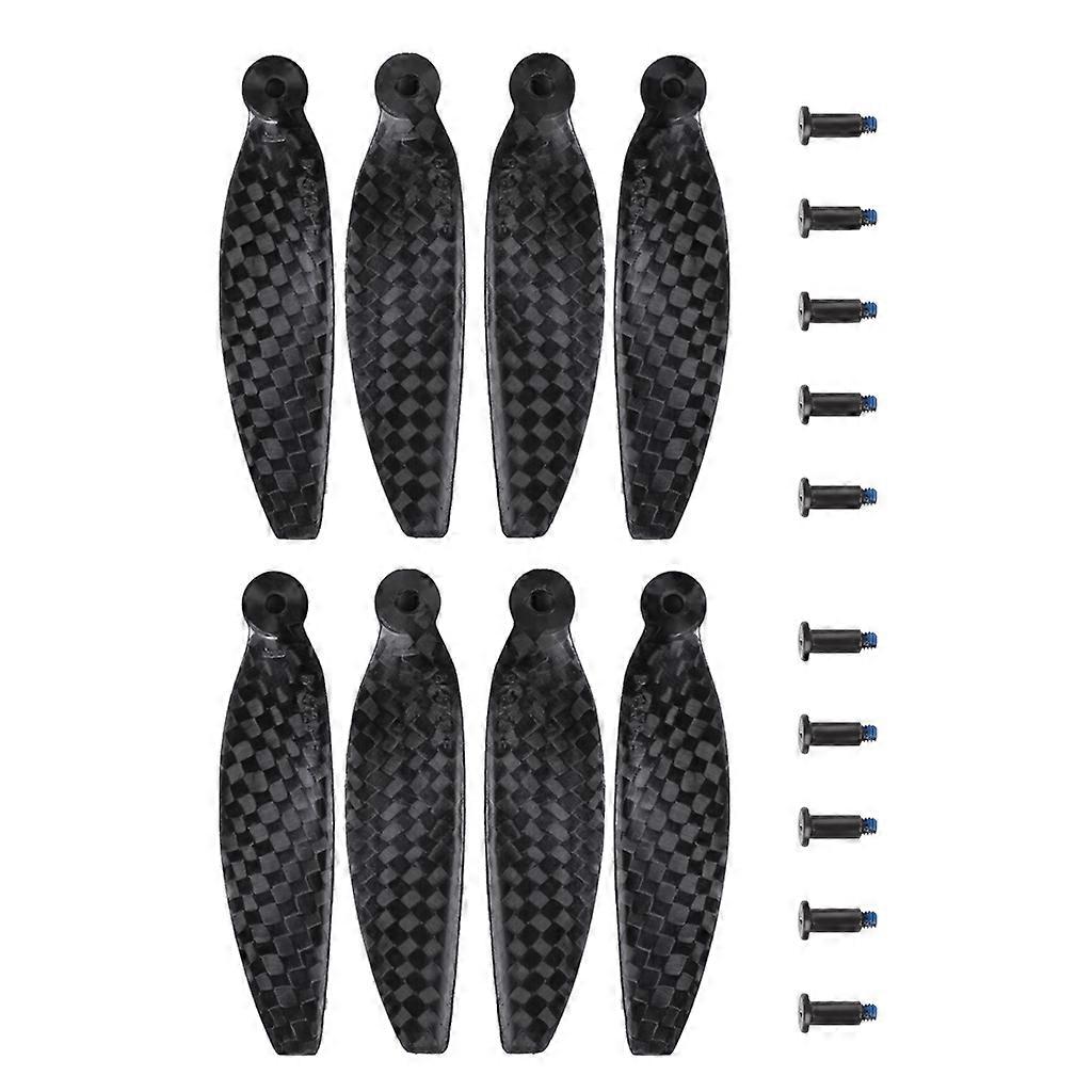 Carbon Fiber Propellers Quiet Flight Propellers Spare Parts for Mini 2 Drone Replacement Aircraft Accessory