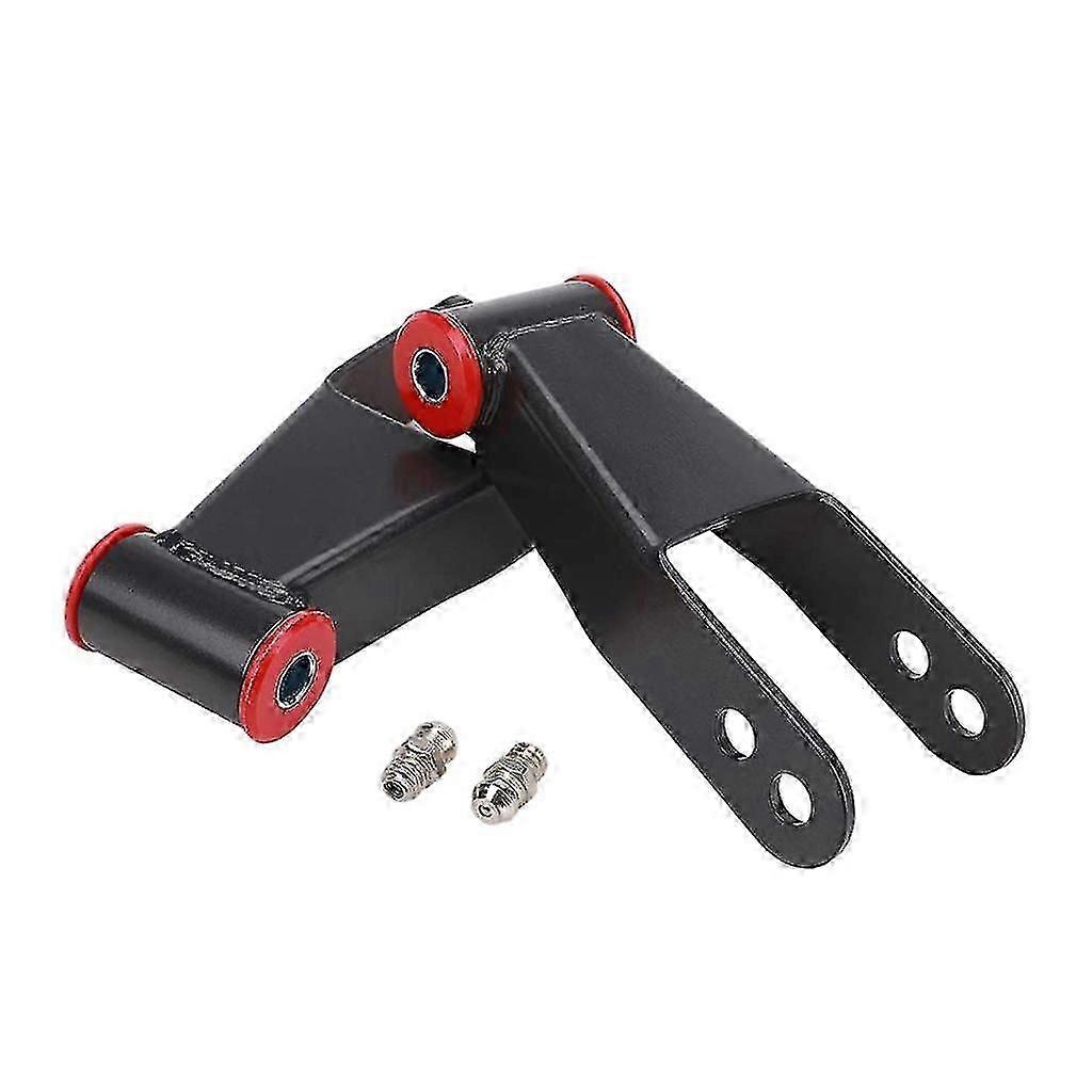 2 Picec 2 inch 410520 rear drop shackle kit lowering shackles leveling set for chevy silverado 1500 1999-2019 c1500 88-98