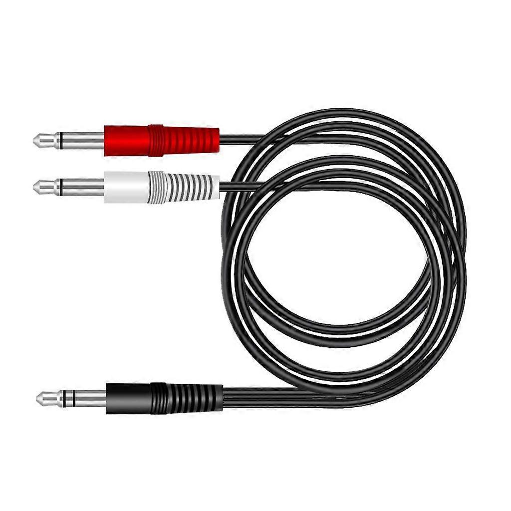 Durability 3.5mm To Double 3.5mm Audios Cable For Clear Sound Output Wire