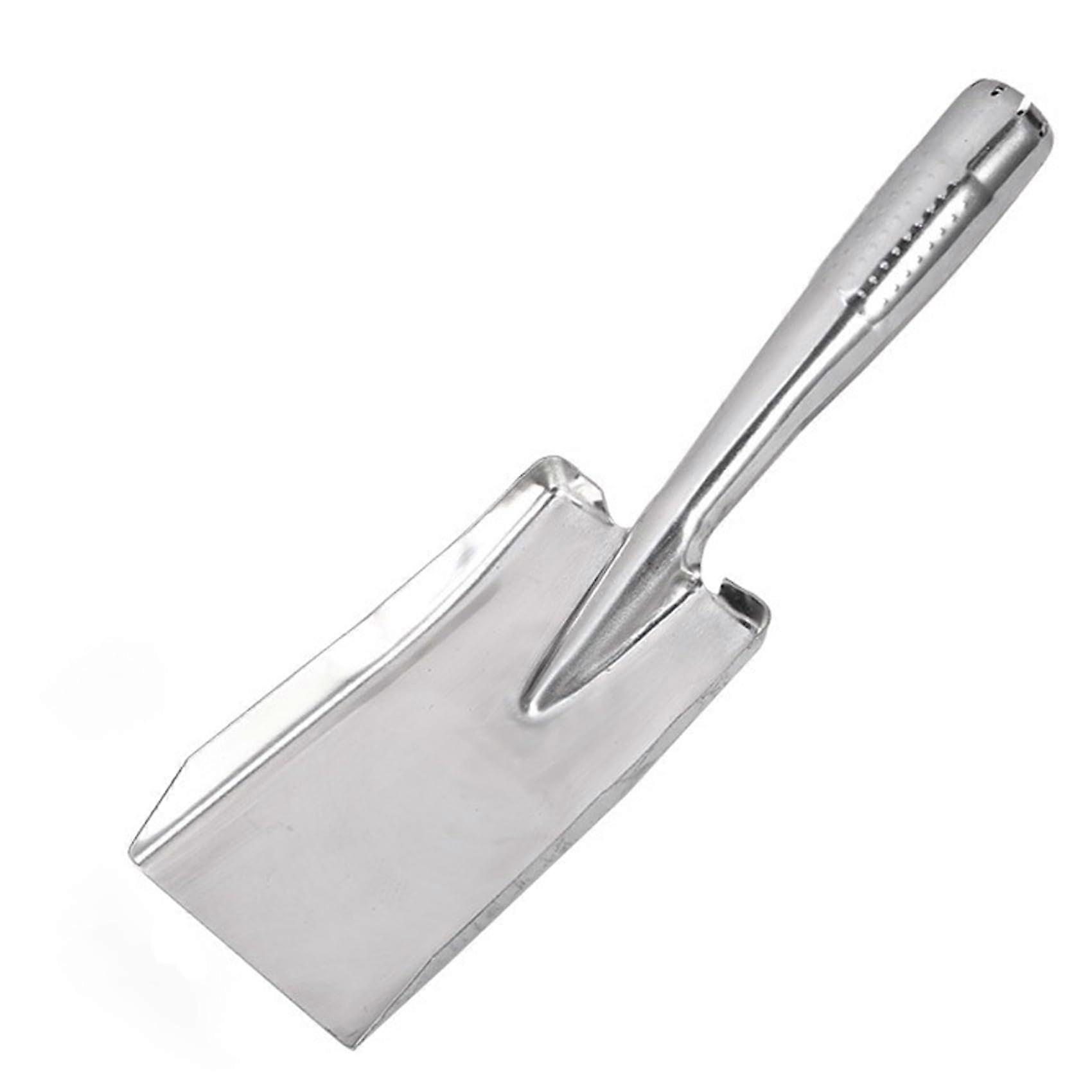 Silver Garden Shovel Hand Trowel Sturdy Rust Resistant for Digging Garden Work Small Size