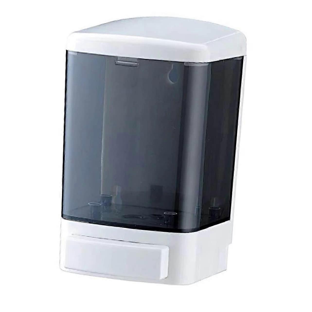 Wall Mounted Soap Dispenser 1000ml Capacity Black Manual Operation