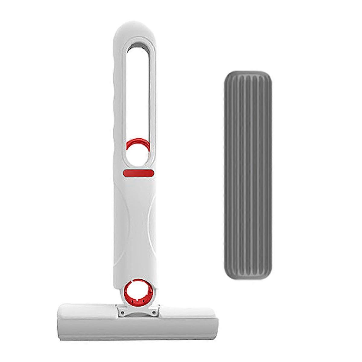 Portable Mini Mop,Self-Squeeze Mini Mop for Small Spaces,Wet and Dry Desktop Cleaning Mini Mop