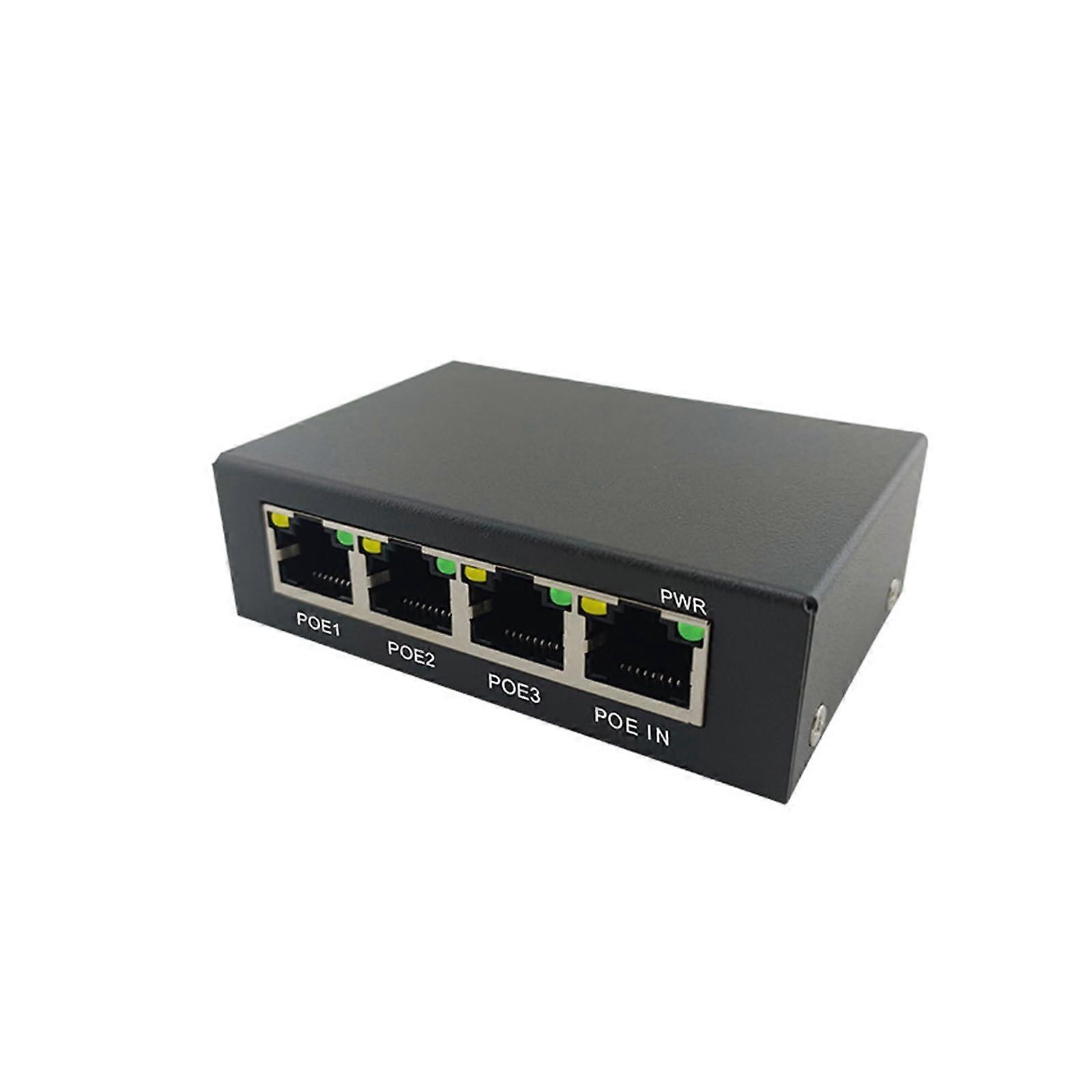Standard PoE Extender Gigabit POE Repeater Vlan One In Three Out Network Switch Extender for IP Cameras and Devices