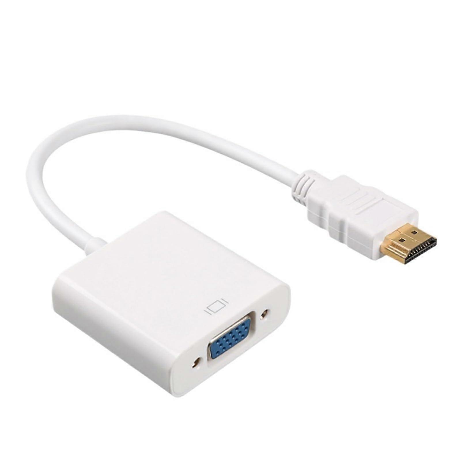 Network Set-top Box Player Connected to Projector Display HDMI to Bus VGA HD Converter (Color : C, Size : 0.25M)