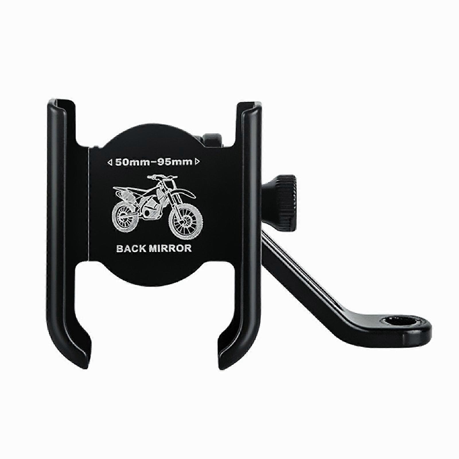 360 Degree Rotatable Aluminum Motorcycle Phone Bracket Support for Easy Navigation Call Access Urban And Leisure Cycling