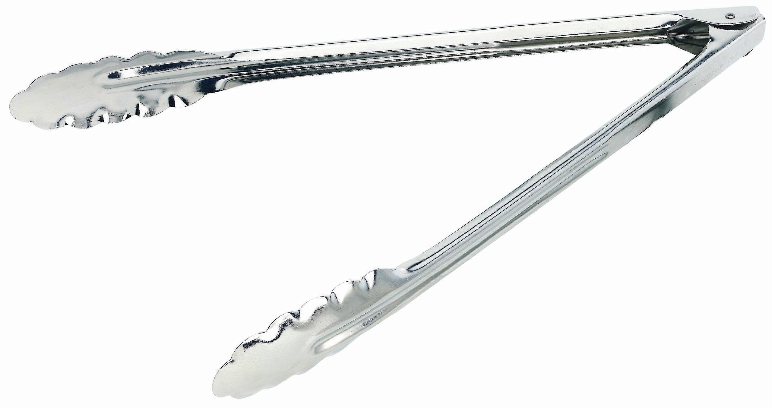 Crestware 9-1/2-inch extra heavy  type tongs, 1, silver