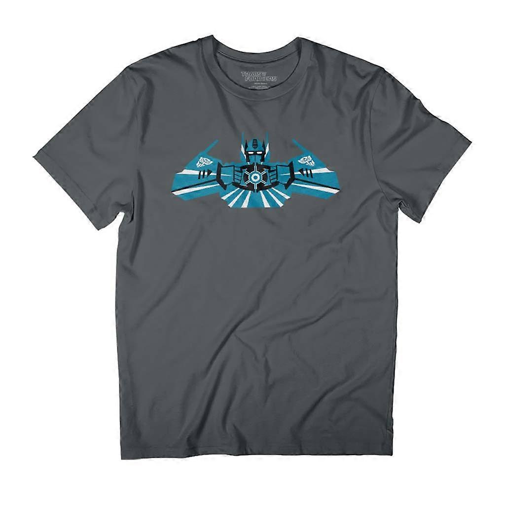 Transformers Optimus Prime Blue Silhouette Men's T-Shirt