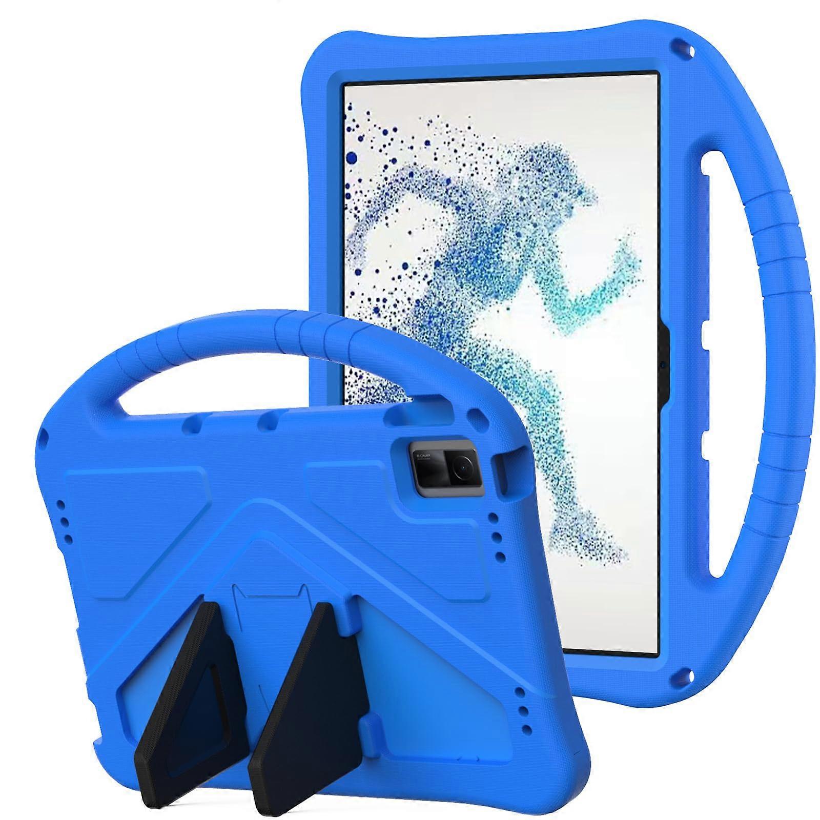 Kids Case for TCL NXTPAPER 11, EVA Foam Protective Stand Cover Handle for TCL NXTPAPER 11 Tablet Case - Blue