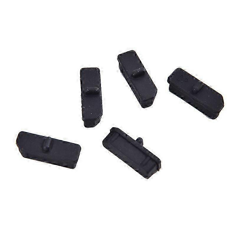 5pcs DisplayPort Protective Cover Rubber Covers Dust Cap For Computer DP Conne