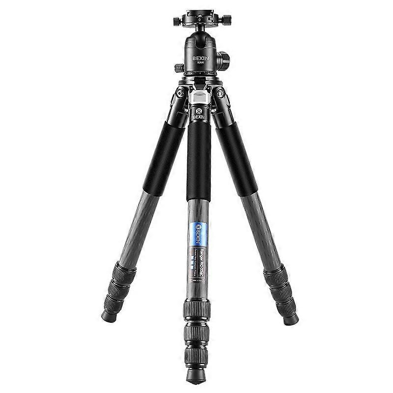 BEXIN RC334 Portable Collapsible Carbon Fiber Camera Tripod with K44 Panoramic BallHead