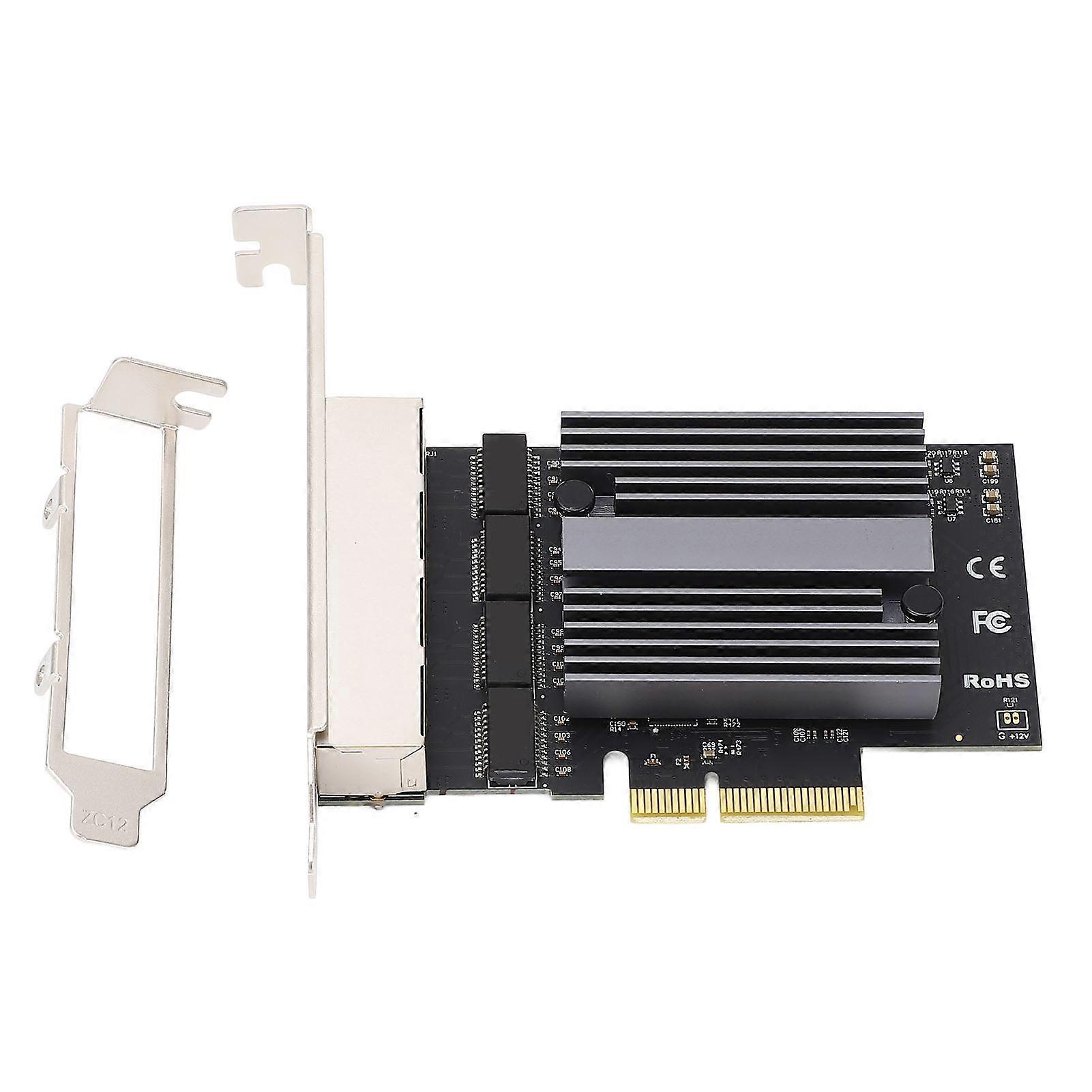 4 Gigabit Ethernet 8 LED-Anzeigen 2,5G Quad RJ45 Port NIC-Karte für Desktop-Computer-Workstation-Server