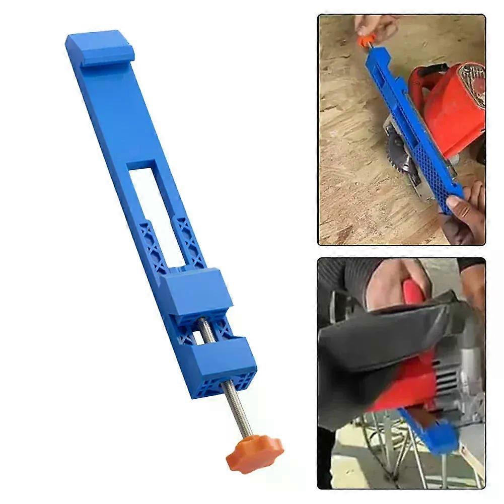 1/2pcs Adjustable Cutting Machine Base Guide Rail ABS Circular Saw Milling Positioning Clamp Two-way Reverse Buckle Woodworking