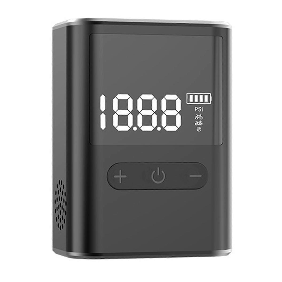 100 PSI Cordless Air Pump Digital Display Portable Air Compressor Multi-Function Wireless Bicycle Pump for Bicycle Ring