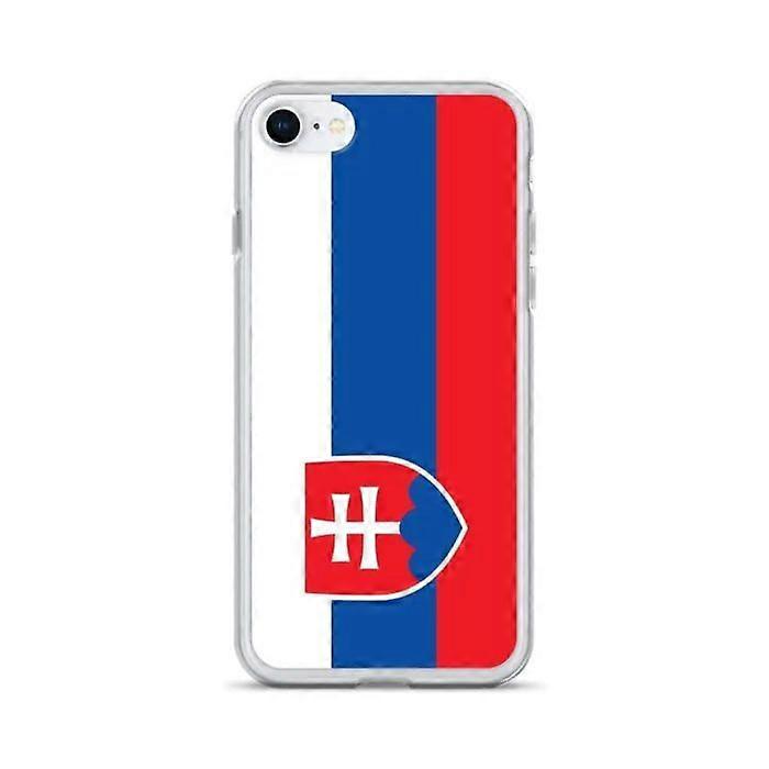 Phone Case - PIXELFORMA - Slovakia Flag - iPhone 7 - Transparent Plastic - TPU