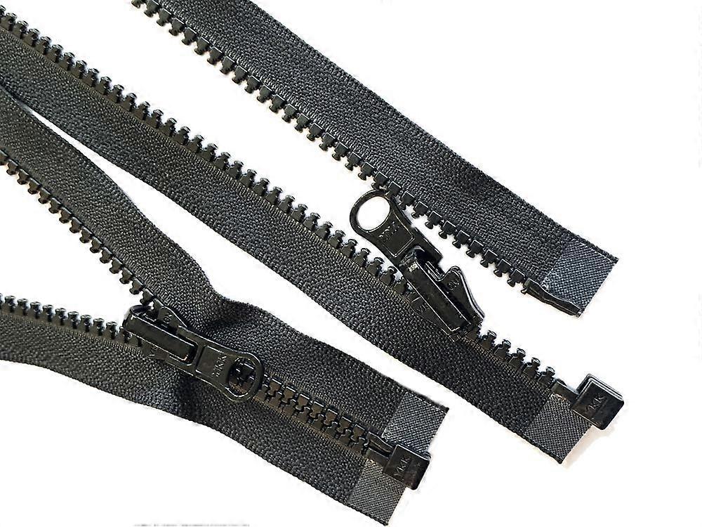 49'–120' Vislon 5 Molded Plastic Zippers Separating Tent Reversible Slide Black 90 Inches Long Durable Outdoor Use