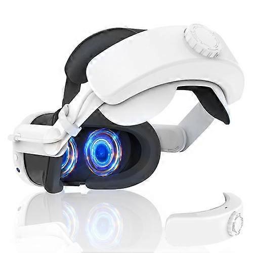 For Meta Quest 3 Rechargeable Headband Adjustable Headstrap Built In 6000mAh Battery