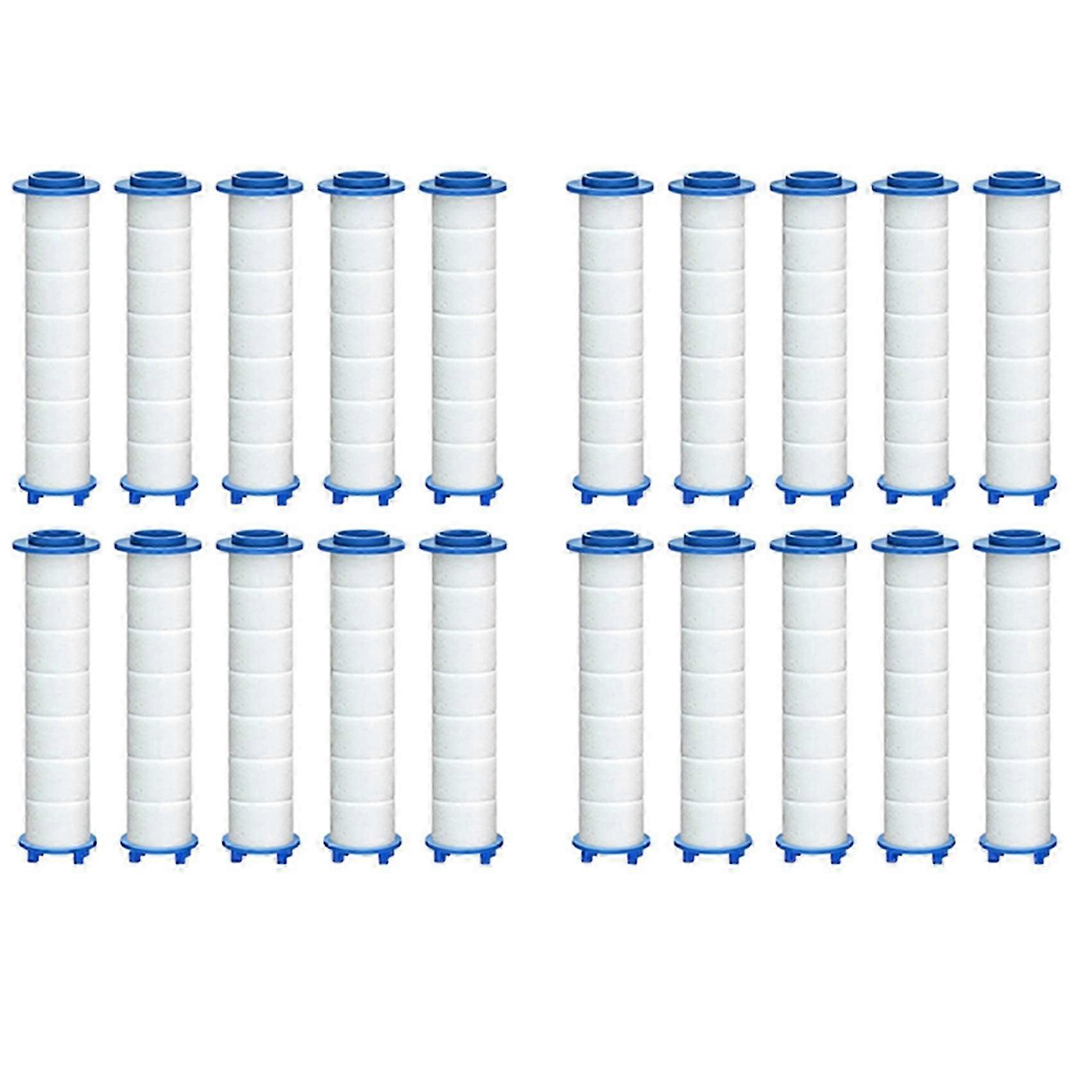20Pcs Replacement Shower Filter suitable for Hard Water - High Output Shower Water Filter to Remove Chlorine