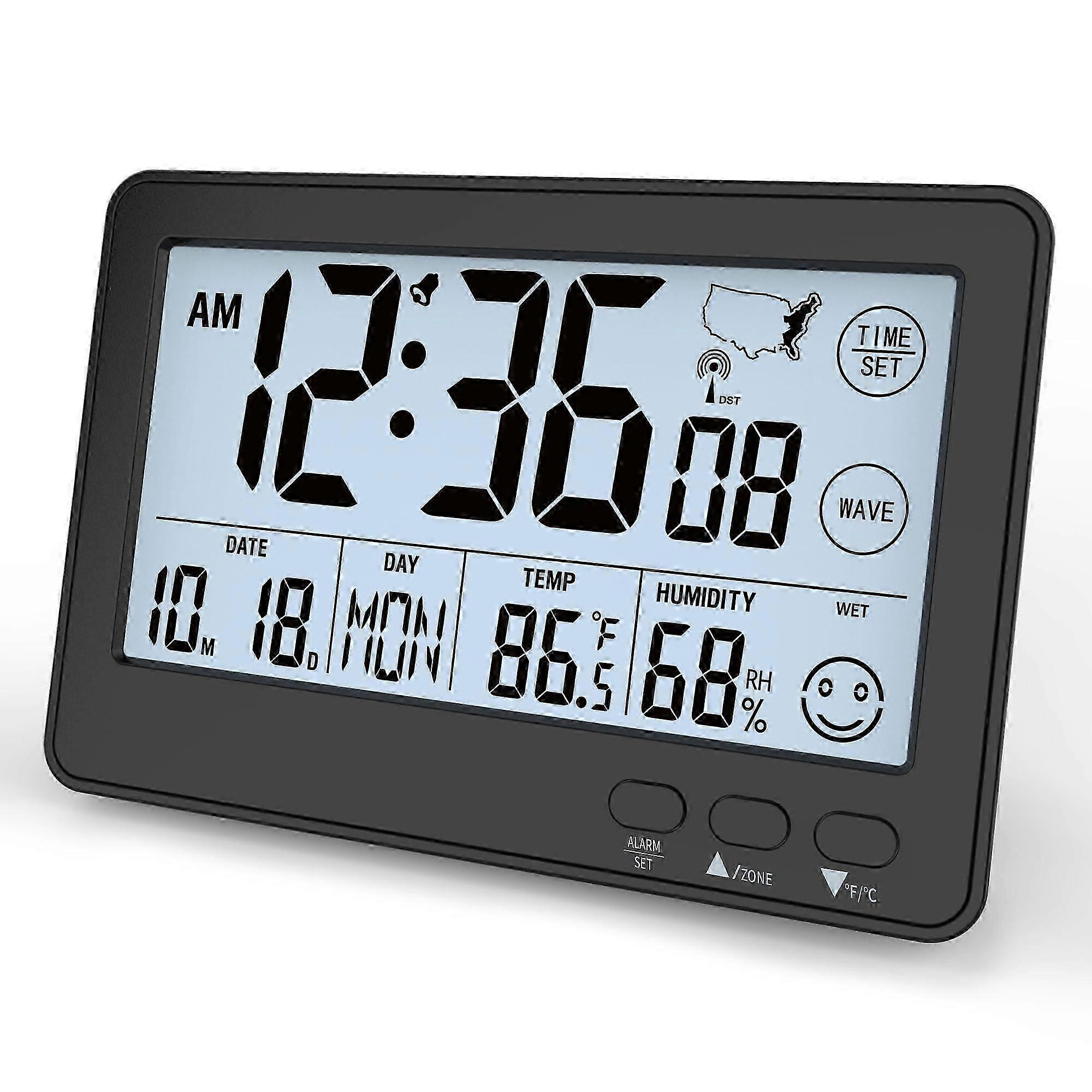 Multi-functional Digital Desk Clock, Features Alarm and Temperature Display