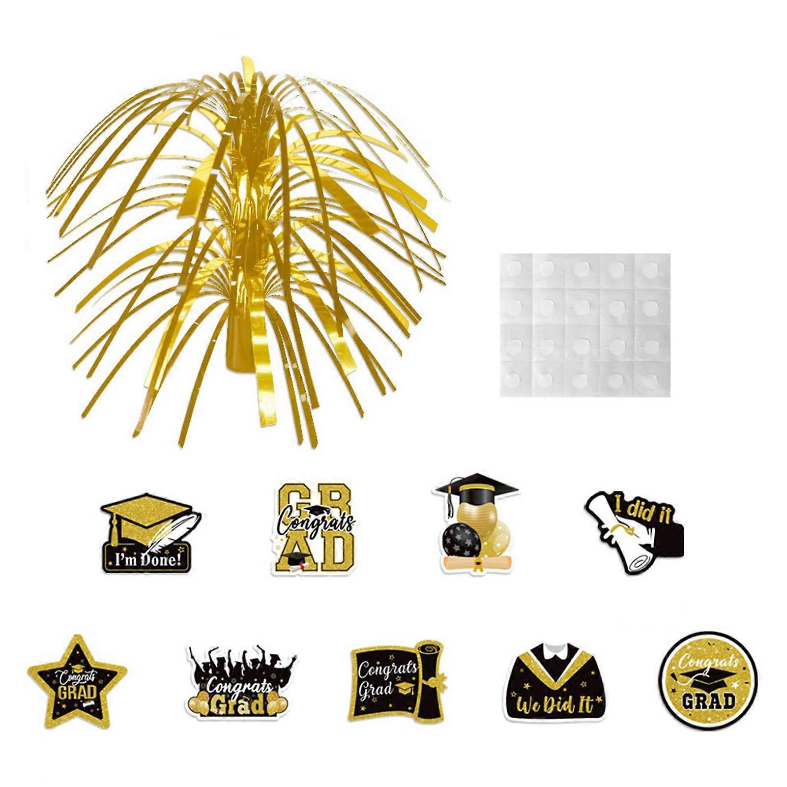 Mesas de Formatura Centro de Mesa Uniforme de Solteiro Cap DIY Decoração