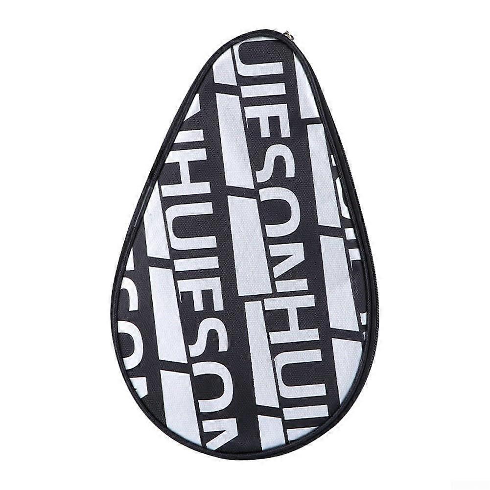 Slim Table Tennis Racket Bag with Zipper, Extra Storage, Durable Material, Ideal for Players and Coaches