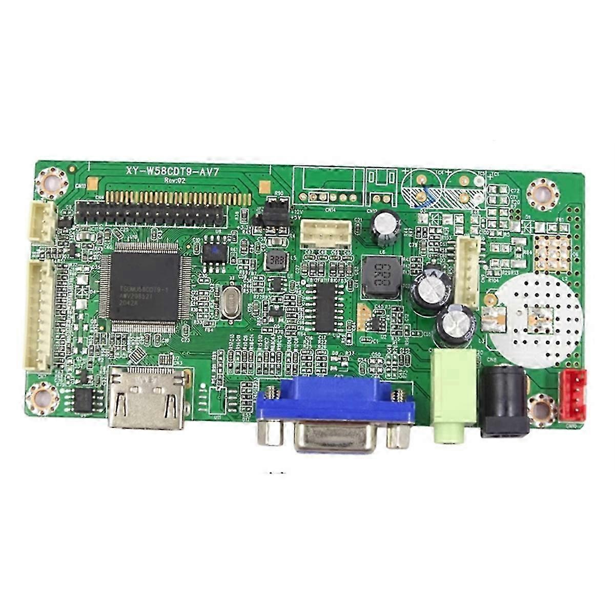 -Compatible Notebook Monitor for -W58CDT9-AV2 HD LCD Driver Board +VGA -W9KFHD-EV1
