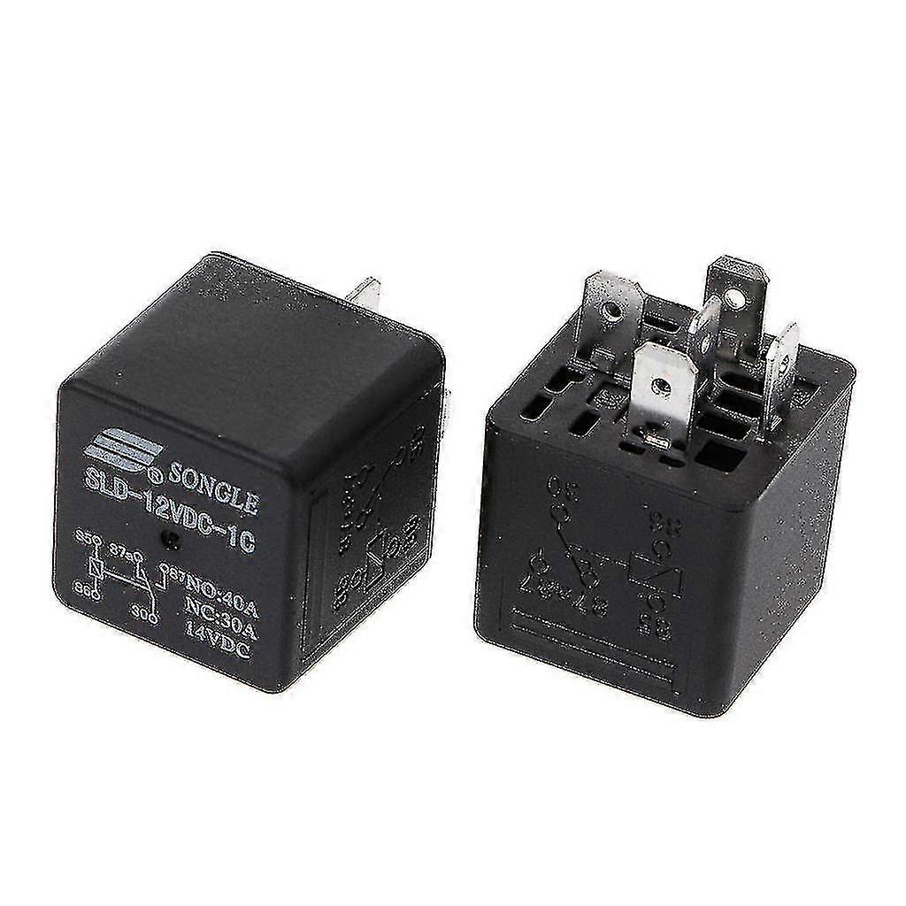2pcs Sld-12vdc-1c 1.6w 40A NC 30A 5pin High Power Automotive Relay