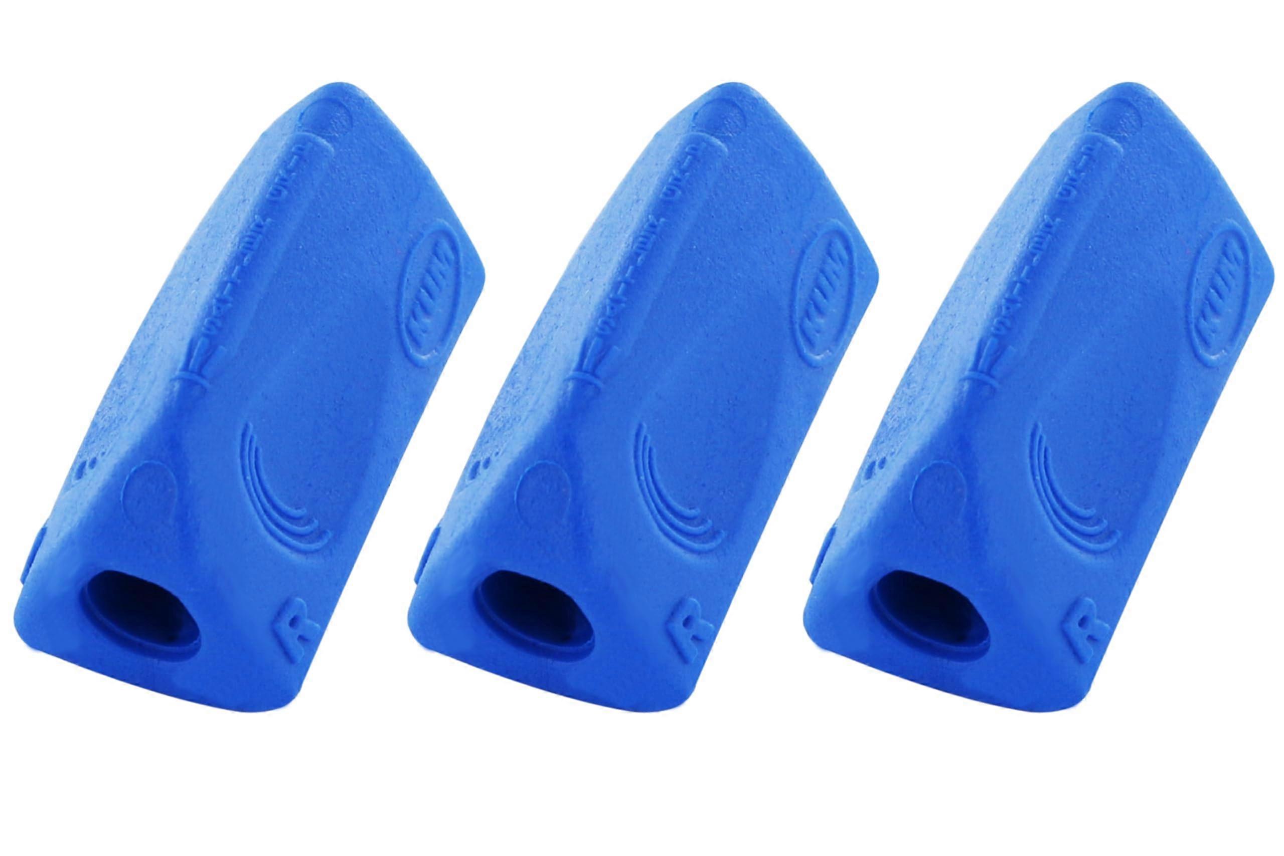 AZ406.02.16B Sattler Tri Grip Writing Aid for Right and Left Handed Users, Blue, Pack of 3 Pack of 3 Blue