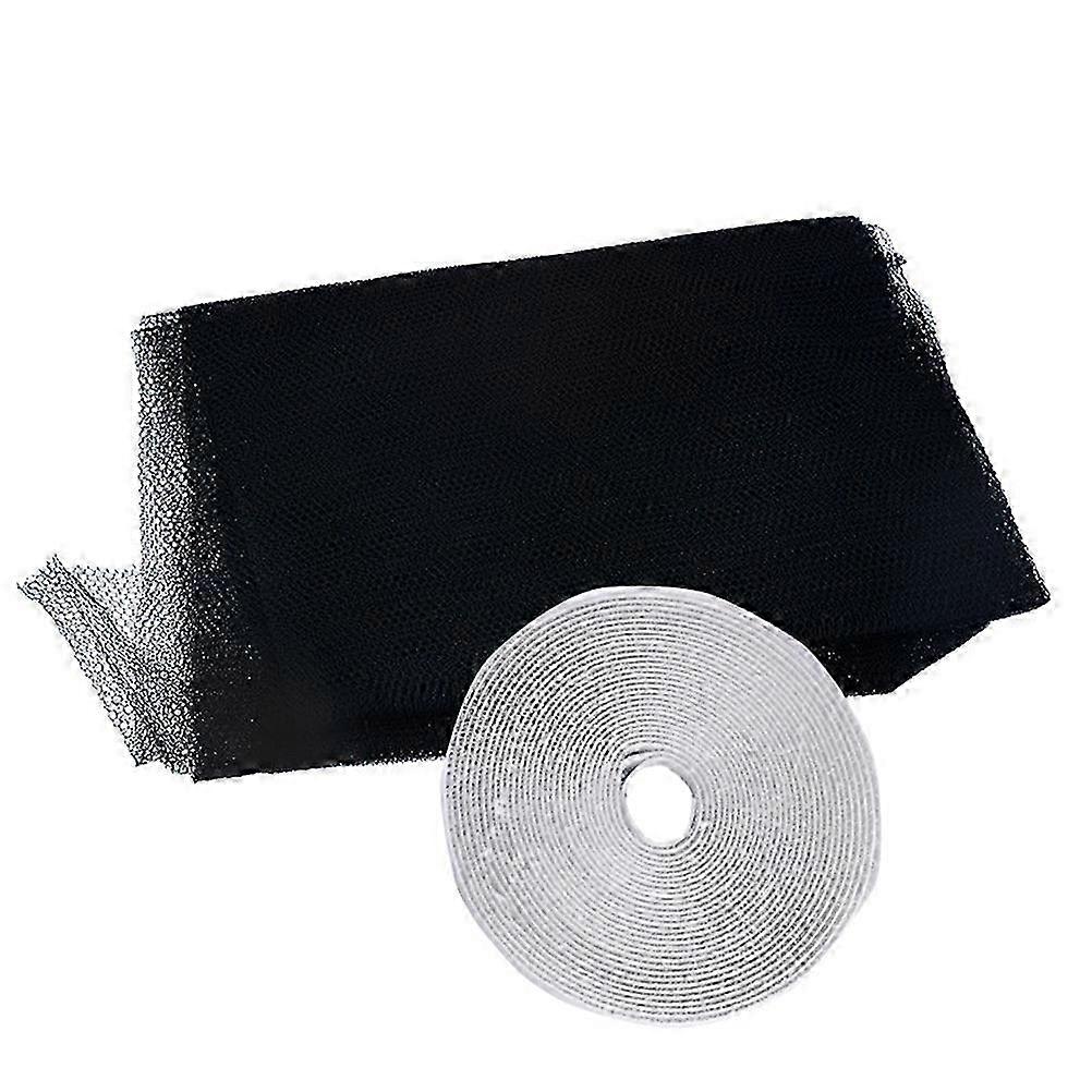 Self-adhesive DIY Window Screen Netting Mesh Curtain for Bugs Fly Insect Mosquito Grill Screen Cover