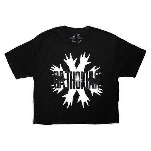 Radiohead Womens/Ladies Cut Hands Crop Top