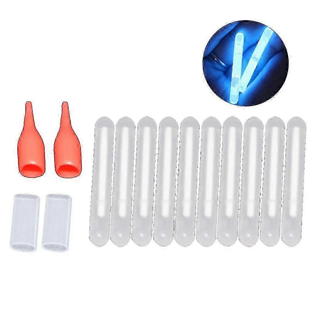 10pcs Fishing Luminous Floats with Glow Effect, Light Sticks for Enhanced Visibility on Water