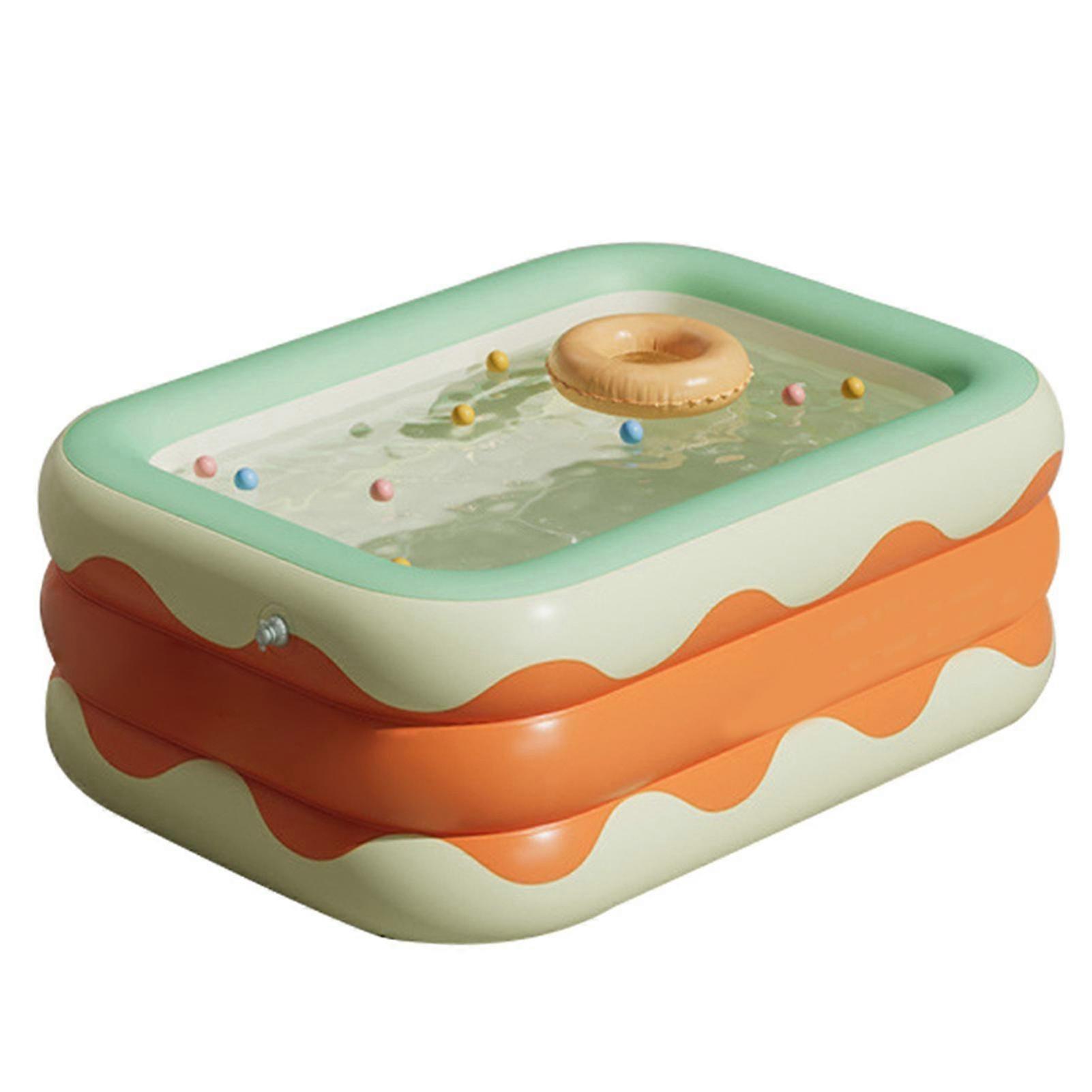 Inflatable Swimming Pool Thickened Large Foldable for Kids Indoor Yard