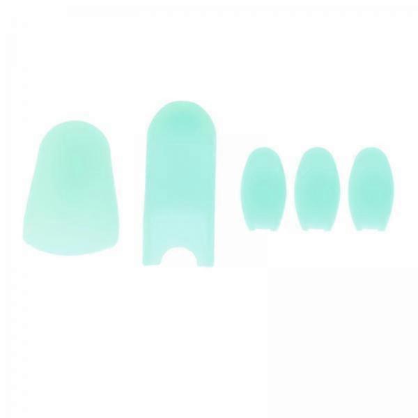 2x 5 stk / mye silikon tommelstøtte håndflate nøkkelputer puter finger for sopran