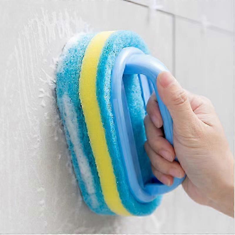 2025 (Y)3pcs Multi-function Durable Cleaning Brush Kitchen Bathroom Toilet Cleaning Bath Brush Sponge Brush Bathtub Tools Cleaning Tools