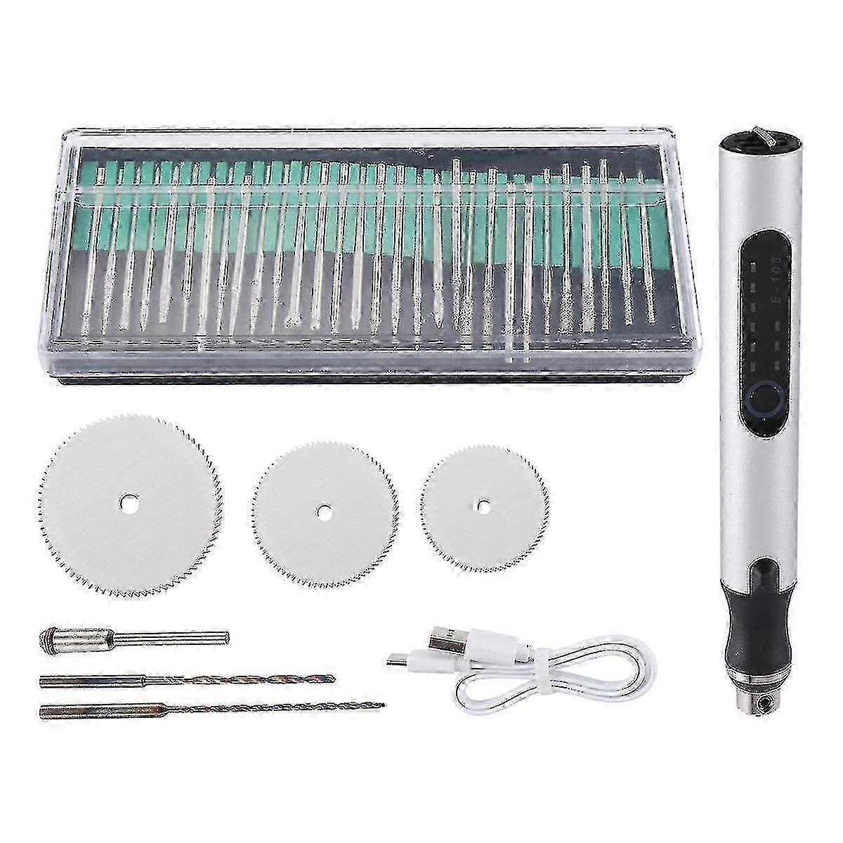 Electric Engraving Pen Kit Engraving Tool Kit Usb Rechargeable Mini Electric Grinder