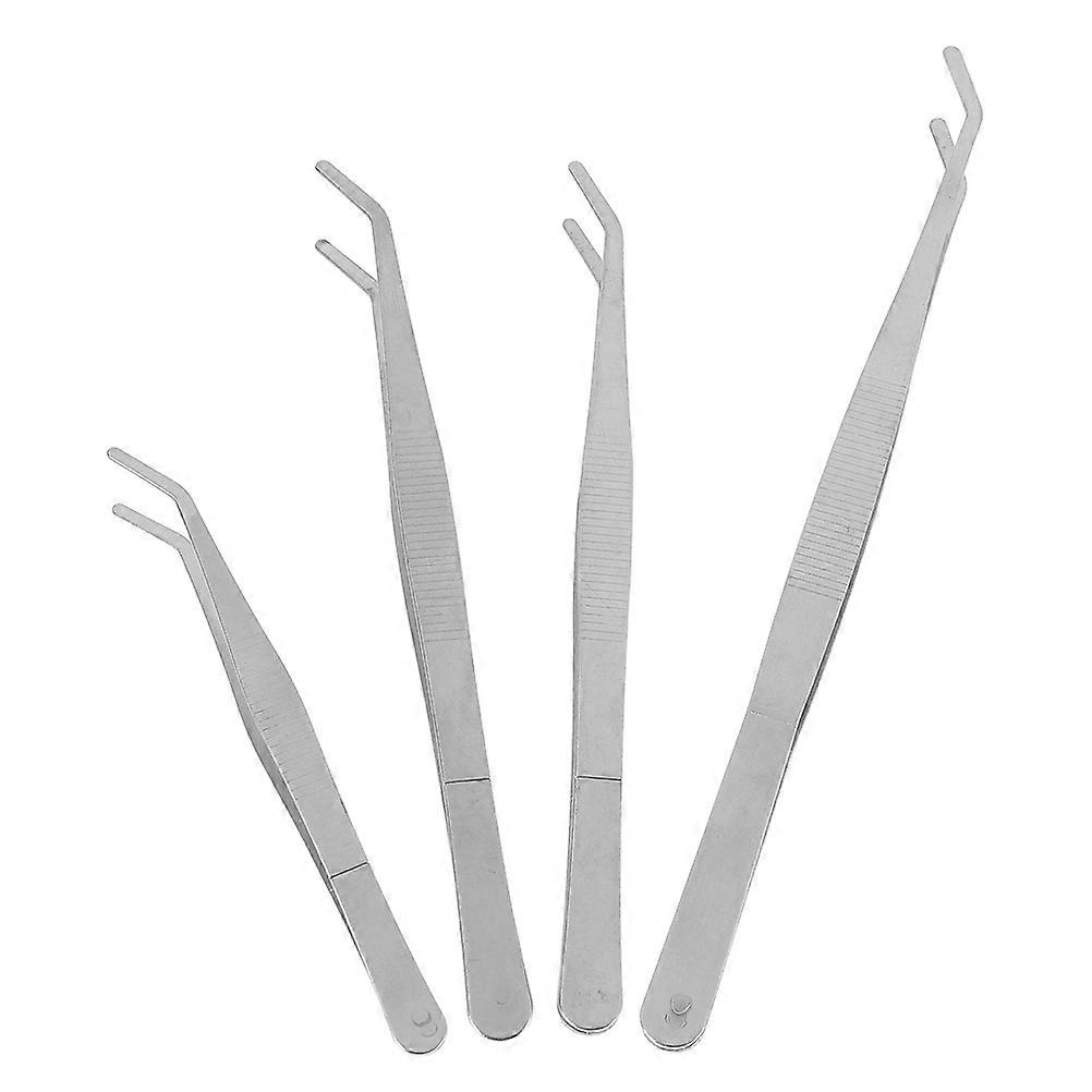 The **4pcs Gardening Tweezers Set** is a professional planting tool designed specifically for precision work in **terrariums, succulent arrangements,