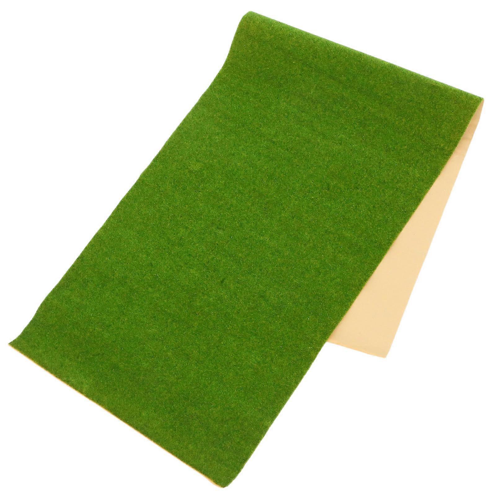 Realistic Artificial Grass Mat for Crafting, Model Landscaping, DIY Projects – Easy to Cut for Custom Railway Displays, Architectural Models, and